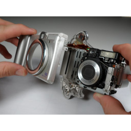 Замена передней панели Canon PowerShot A80